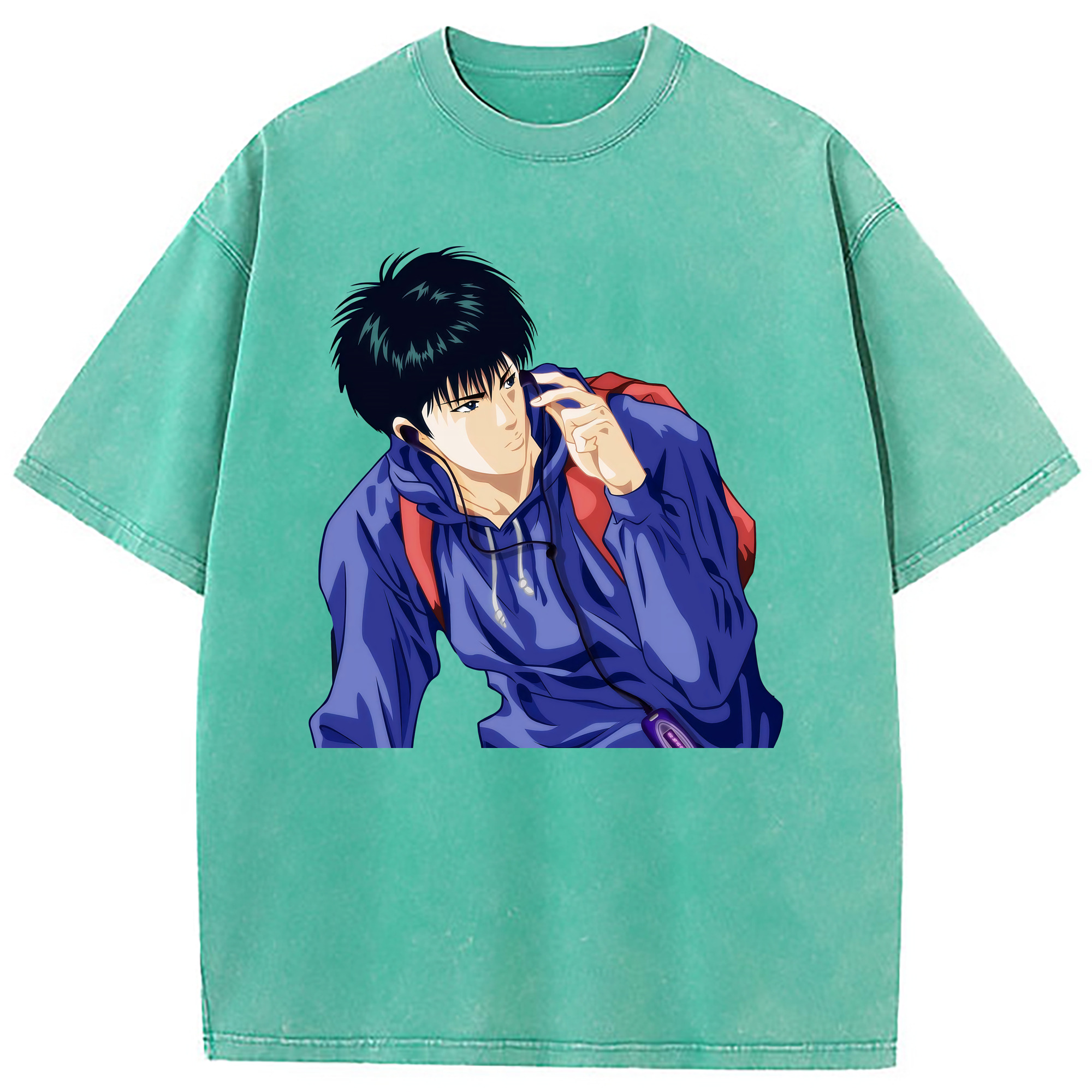 （画像用） SLAM DUNK／スラムダンク 綿100% ヴィンテージ風 半袖Tシャツ（フロントプリント）